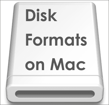 Mac의 디스크 포맷