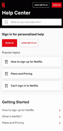 netflix hjælpecenter