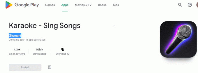 Karaoke Sing Songs av Gismart. 19 gratis karaoke-app för Android TV