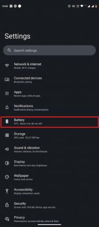 selecione Bateria. 13 correções para o atraso da chamada de vídeo do Discord no celular