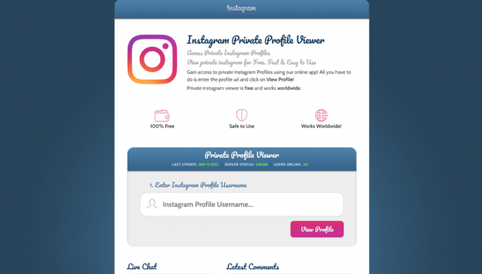 Istaprivate. Най-доброто частно приложение за преглед на Instagram без човешка проверка