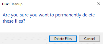 Klik hapus File | Hapus File Sementara Di Windows 10