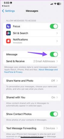 деактивирайте imessage на iPhone