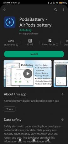 PodsBattery - AirPods pili Google Play Store