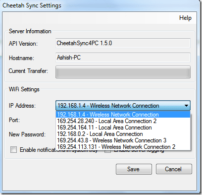 Cheetah-Sync für PC