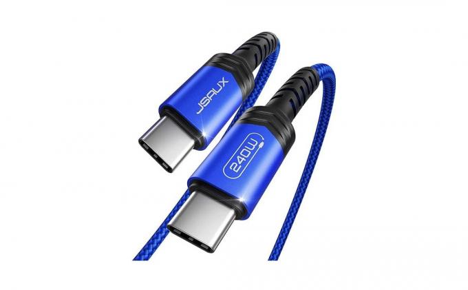 Най-добрите кабели за бързо зареждане за Macbook Air 2022 JSAUX 240W USB C кабел