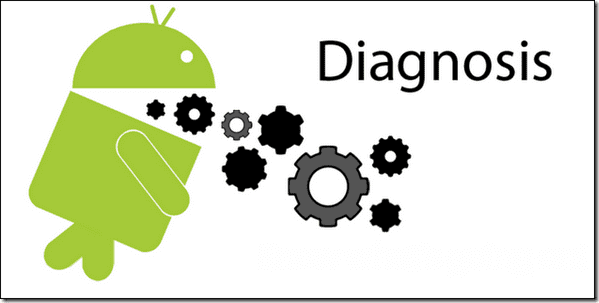 Diagnostikos programa, skirta Android