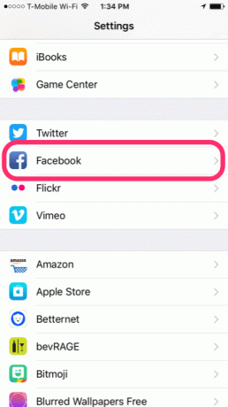 Facebook อัพเดท รายชื่อผู้ติดต่อ ซิงค์ ไป ซิงค์ แอพ iOS 1