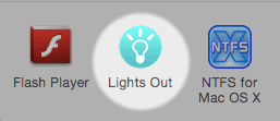 Панель налаштувань вимкнення освітлення