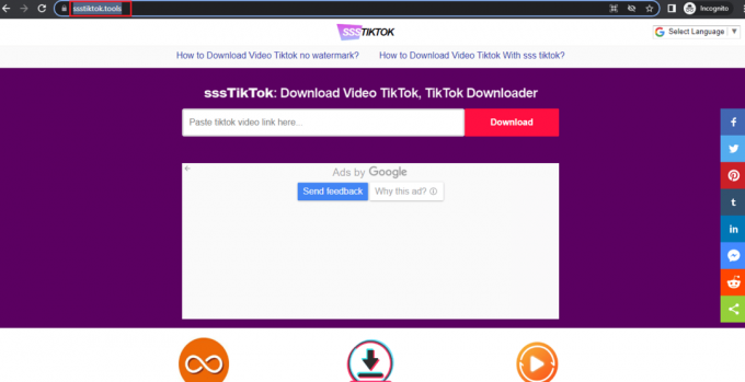 Page d'accueil SSSTikTok. 21 meilleurs téléchargeurs de vidéos TikTok HD