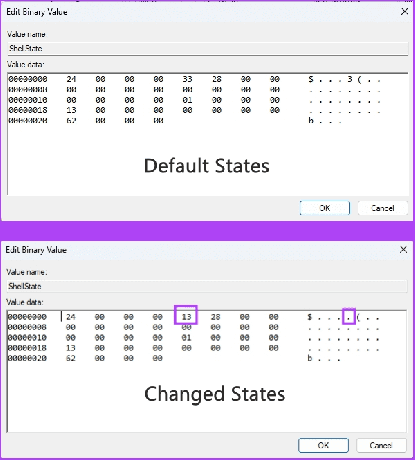 Shell State Change