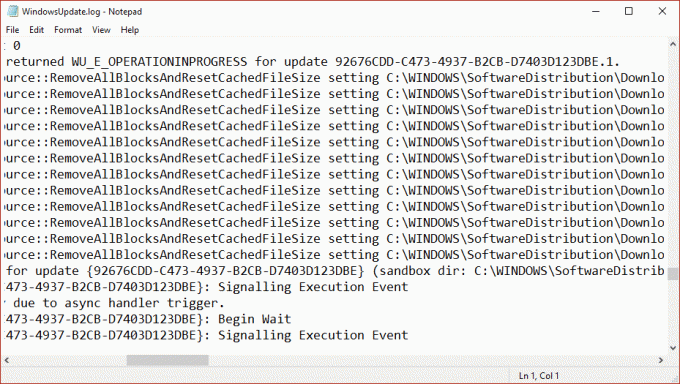 Súbor denníka služby Windows Update | Opravte chybu Windows Update 8024402F
