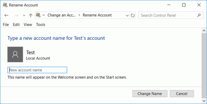 Kako spremeniti uporabniško ime računa v sistemu Windows 10
