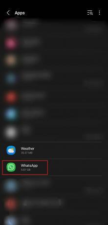 seleccione la aplicación que desea personalizar el tono de notificación