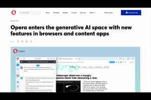 Opera intègre ChatGPT dans sa barre d'outils