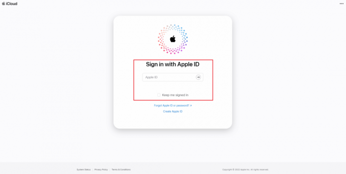 log ind med Apple ID