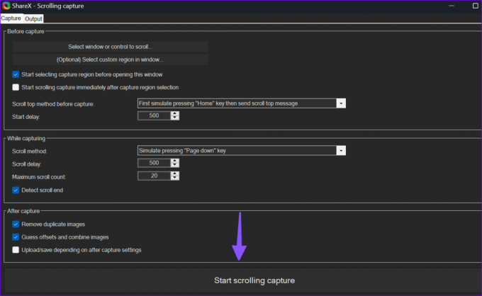 cómo tomar una captura de pantalla con desplazamiento en Windows 11 8