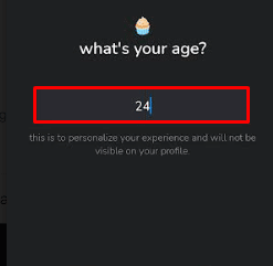 Εισαγάγετε την ηλικία σας 