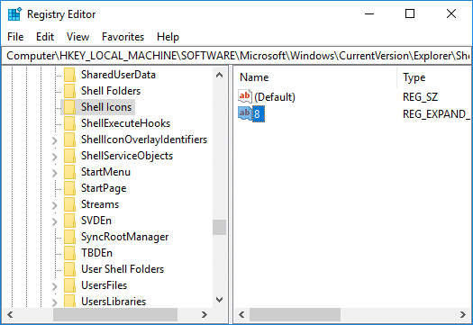 Endre alle stasjonsikoner (standard stasjonsikon) i Windows 10