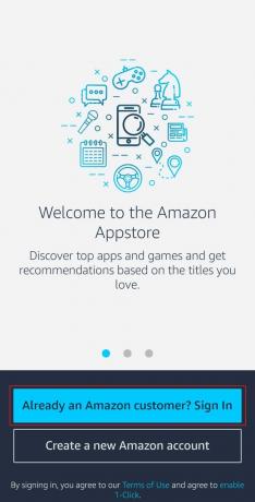Prijavite se na Amazon AppStore