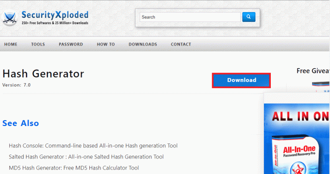 SecurityExploded Hash Generator. 15 nejlepších bezplatných nástrojů pro kontrolu hash souborů