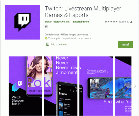 Twitch | Bedste videostreaming apps