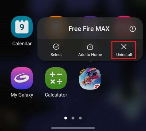 Avinstallera Free Fire MAX