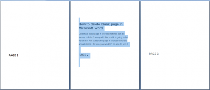حذف الصفحة الفارغة في Microsoft Word