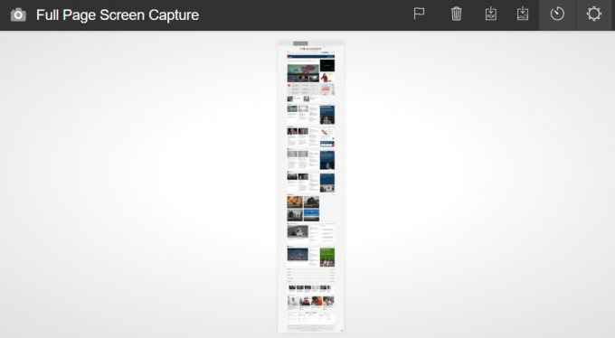 전체 페이지 화면 캡처를 사용하여 웹 페이지의 스크롤링 스크린샷을 찍는 방법