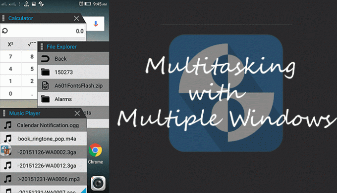 Android Multitasking Mehrere Windows