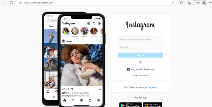 Instagram-Webseite | beste kostenlose WLAN-Anruf-App für Android