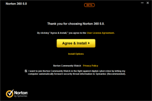 Norton 360 5.0 베타: 완벽한 보안, PC용 백업 도구