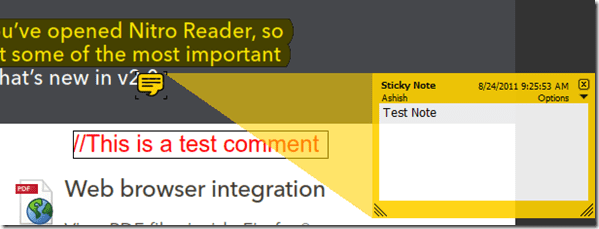 Nota de teste