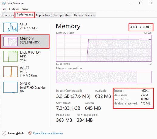 Lisää RAM-muistia. Korjaa Thermal Trip -virhe Windows 10:ssä