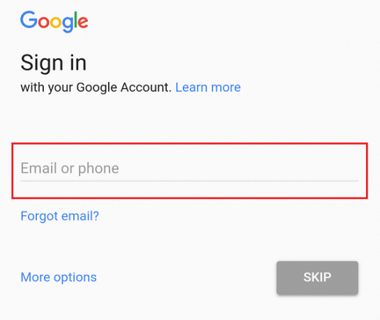 Inserisci le stesse credenziali dell'account Google su cui hai abilitato il backup per accedere a quell'account