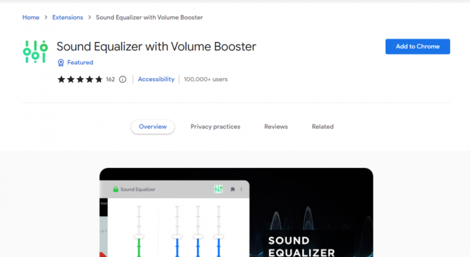 Equalizador de som com reforço de volume