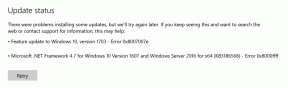 Popravite napako Windows Update 0x8007007e