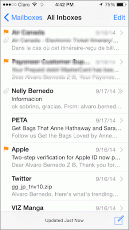 Primjer poruke e-pošte