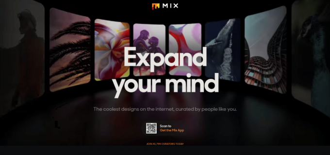 Mix.com-Startseite. Die 19 besten StumbleUpon-Alternativen