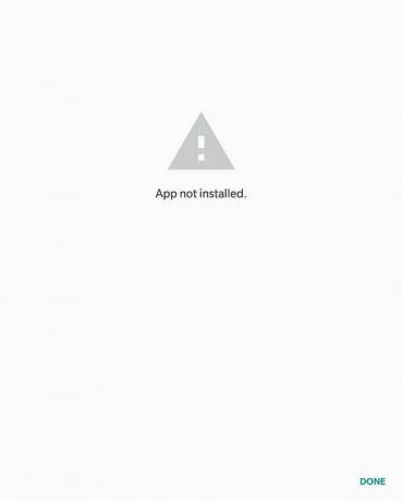 Perbaiki kesalahan Aplikasi tidak terpasang di Android