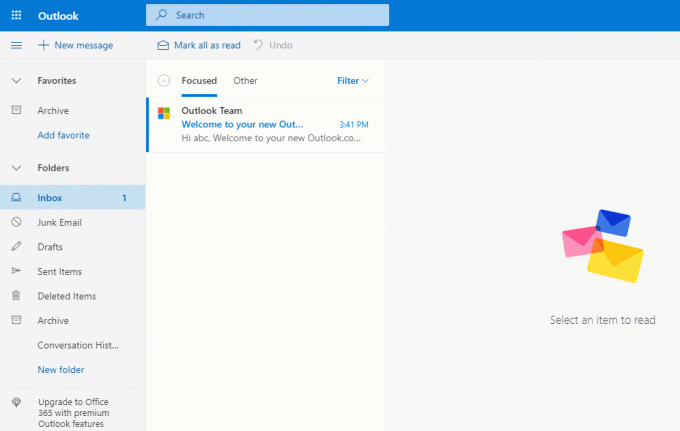 새 Outlook.com 전자 메일 계정을 만드는 방법은 무엇입니까?