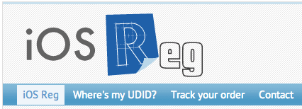 Sitio de registro de Udid