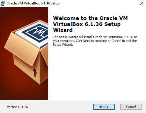 Telepítse a VirtualBoxot