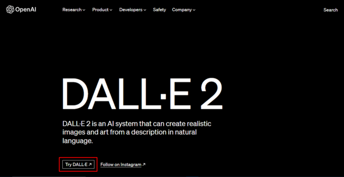 მთავარი გვერდი DALL-E