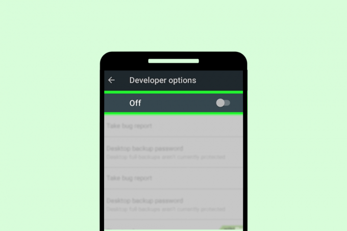 Kako isključiti Android Developer Mode