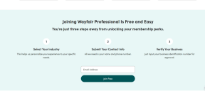 كيفية إنشاء حساب Wayfair Professional