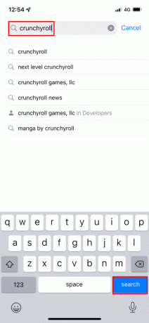 iskanje crunchyroll