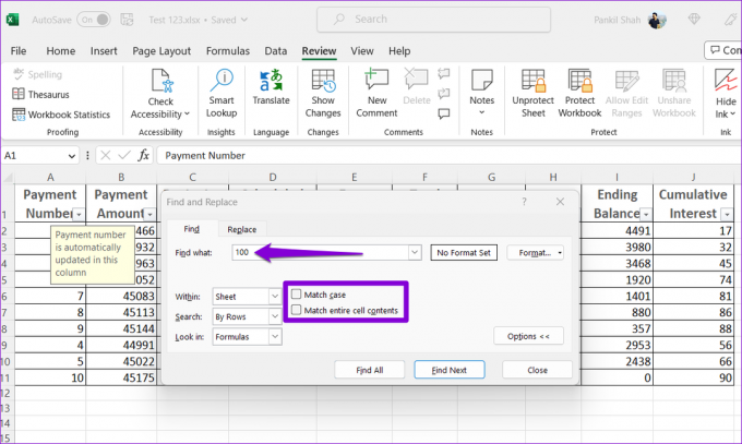 Atrast un aizstāt programmā Excel