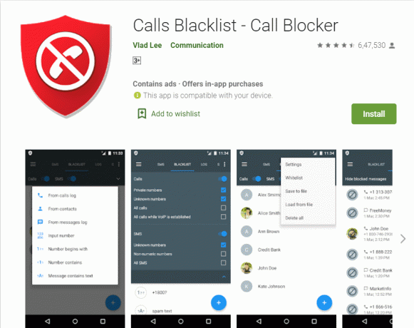 samtal svartlista | blockera ett telefonnummer på Android