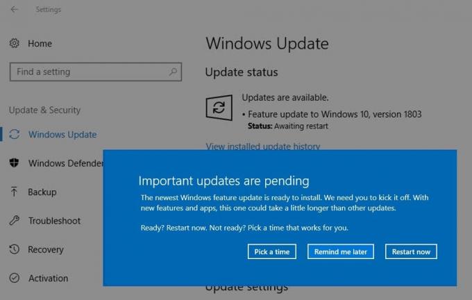 Виправте оновлення Windows 10, які очікують встановлення_1
